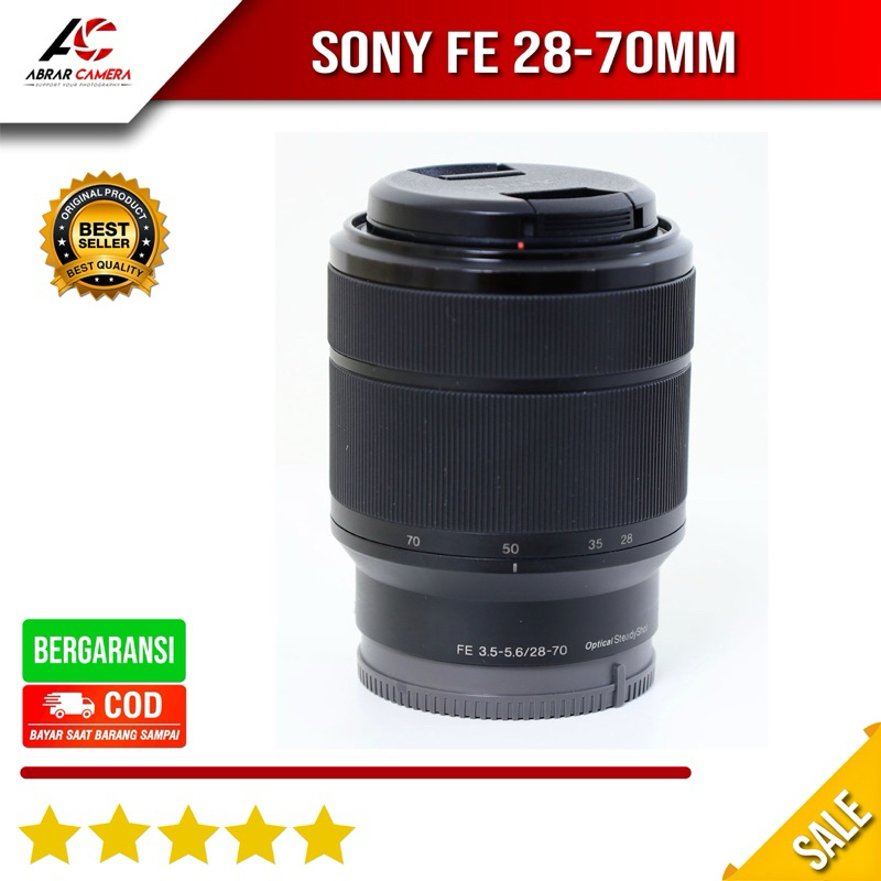 Lensa Sony FE 28-70mm E-Mount / Bekas Second cocok untuk A6000 A6100 A6300 A6400 A7 A7ii A7iii A7iv 