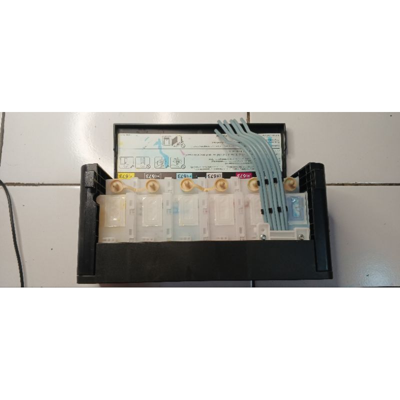 Tabung tinta Epson L800 L805 lengkap