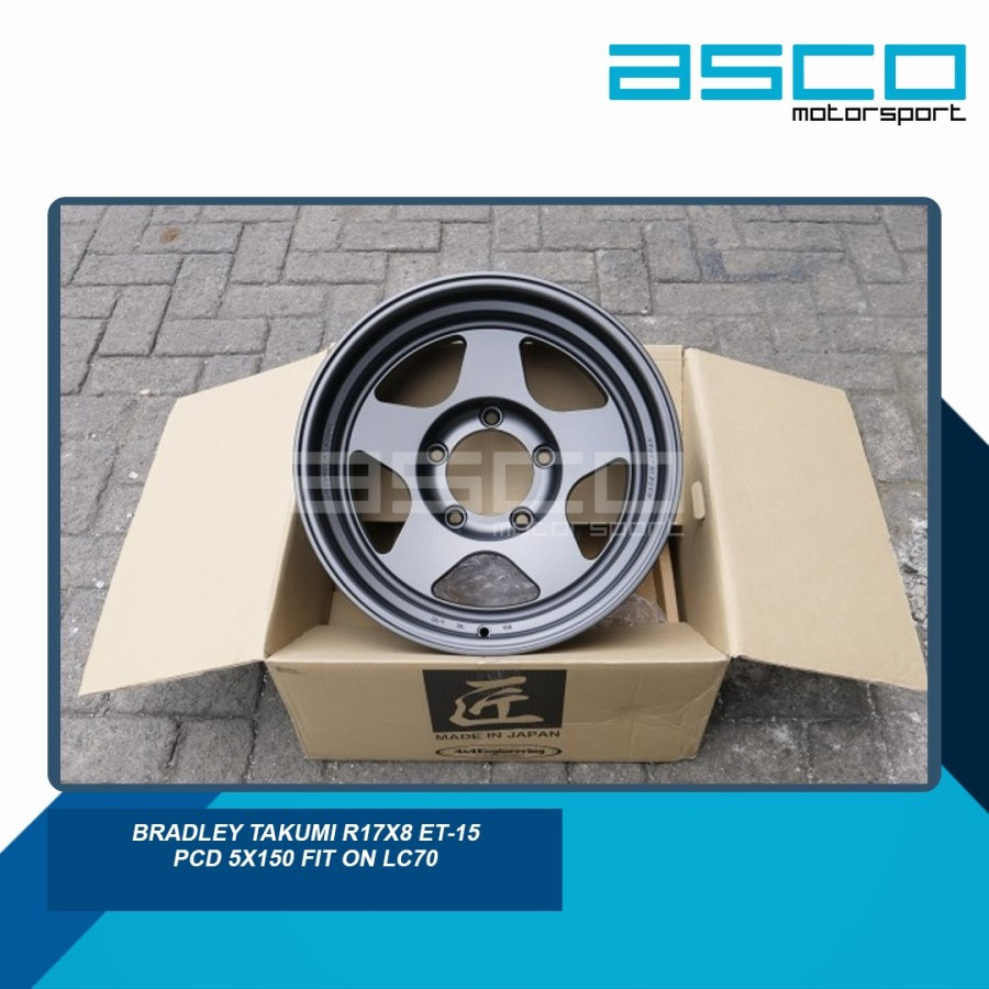 Bradley Takumi R17x8 ET-15 PCD 5x150 Fit On LC70