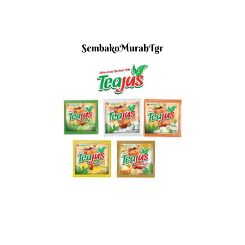 

TEA JUS 7GR - ISI 10 SACHET ( 1 RENCENG ) TEH JUS GULA BATU TEH JUS MELATI DLL