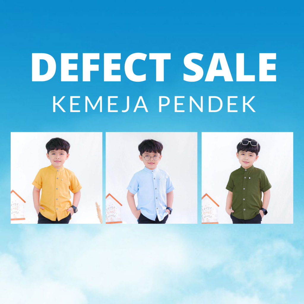 ( DEFECT/REJECT ) KEMEJA ANAK LENGAN PENDEK LILY AND CLARK