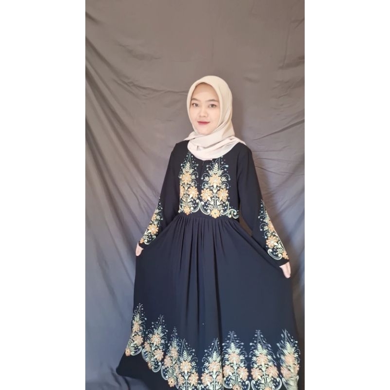 abaya gamis hitam turkey/ comera fashion