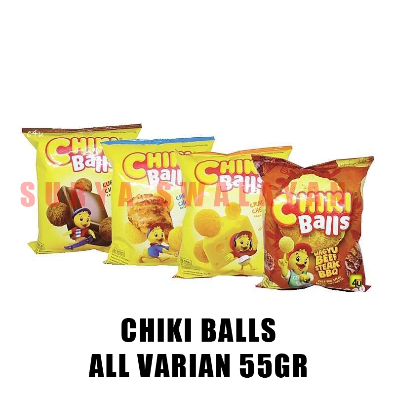 

Chiki Balls Snack 55 gr All Varian