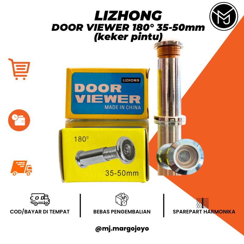 [1 PCS] Door Viewer / keker pintu / pintu harmonika / folding gate / assesories pintu harmonika / pi