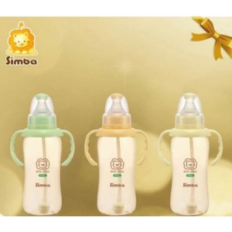 Simba PPSU Standard Neck 320ml with Handle  - Simba Botol Susu Feeding Bottle PPSU 320ml