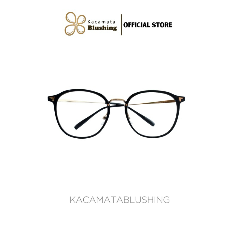 Kacamata Blushing - Frame Dalton black gold