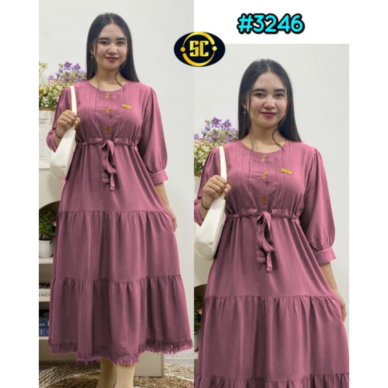 DRESS TUNIK POLOS WANITA IMPORT/DRESS TUNIK IMPORT PREMIUM