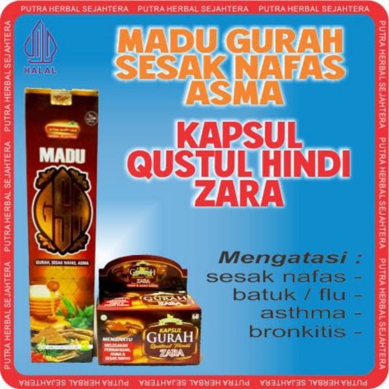 Paket obat gurah/madu gurah herbal/kapsul gurah herbal