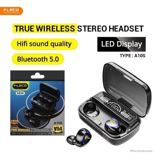 HEADSET BLUETOOTH FLECO TWS A10S | HEADSET BLUETOOTH FLECO TWS OWS-03 | HEADSET BLUETOOTH | SUPERBAS