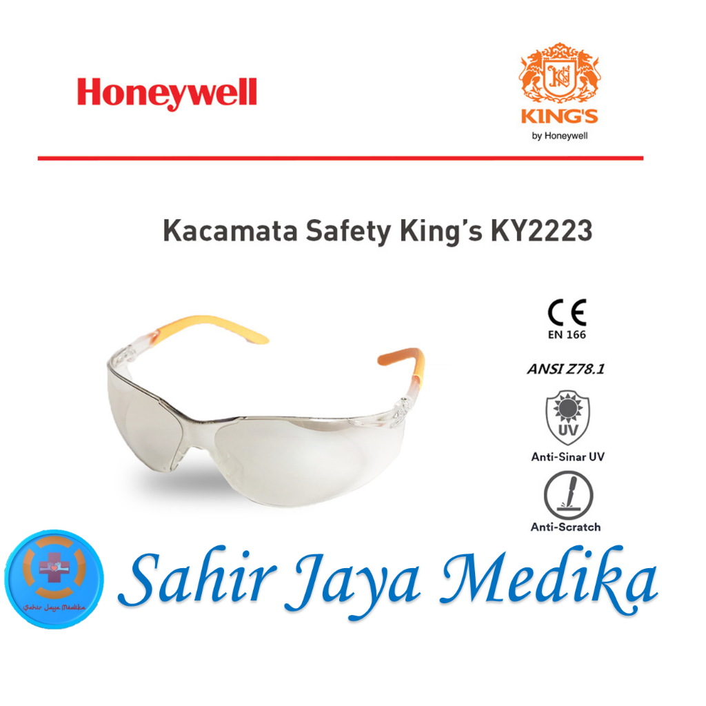 Kacamata Safety King's KY2223 Anti Scratch Safety Glasses Kings KY2223