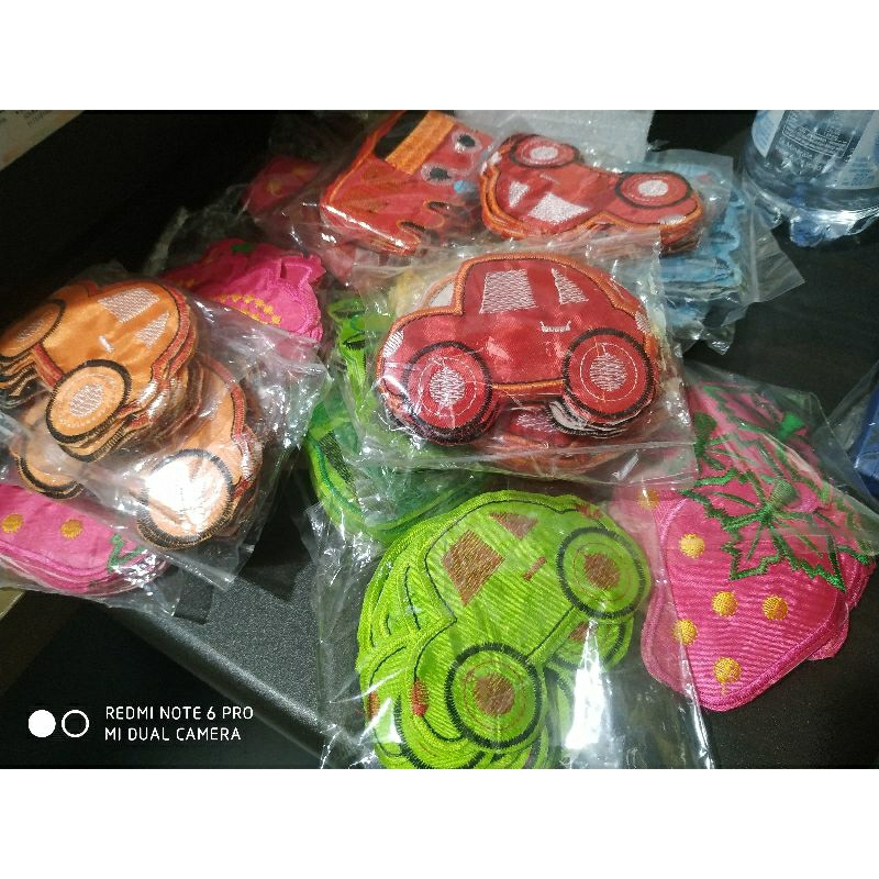 Patch Aplikasi Bordir 3D Tempel Baju Kecil Renda Payet