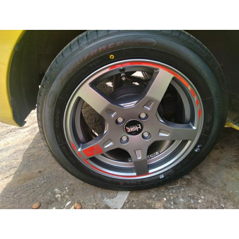 velg hsr pente r15 + ban seminggu pakai