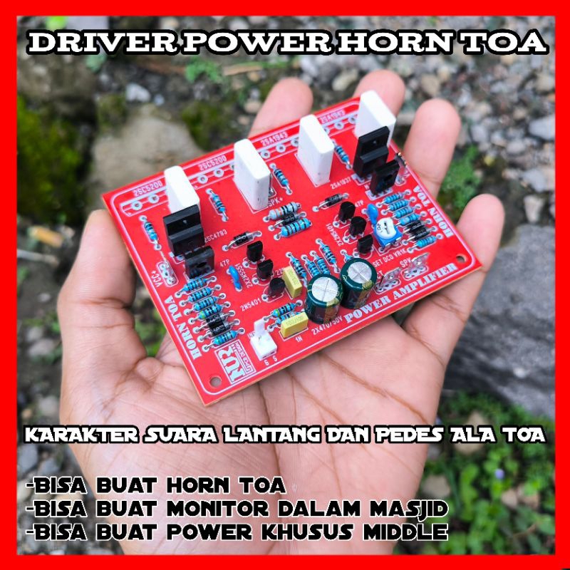 Driver Amplifier TOA | Kit Driver Amplifier TOA | Driver TOA | Kit TOA