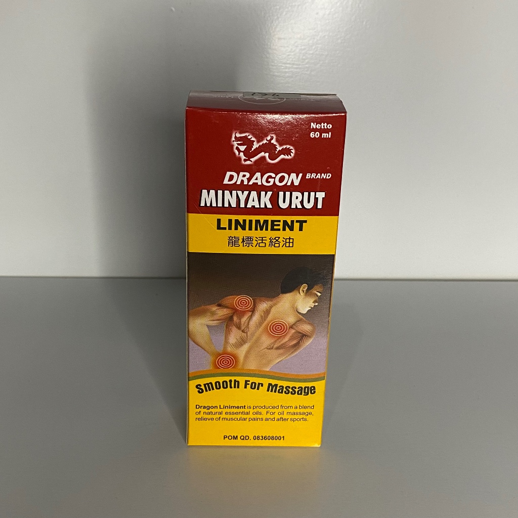 Minyak Urut Dragon 60ml / minyak pijat cap naga / minyak urut cap dragon