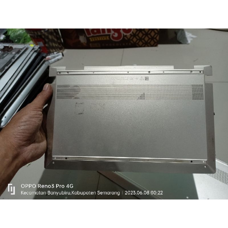 Casing Bawah Bottom Case Laptop HP ENVY X360 13-AY TPN-C147 ORIGINAL