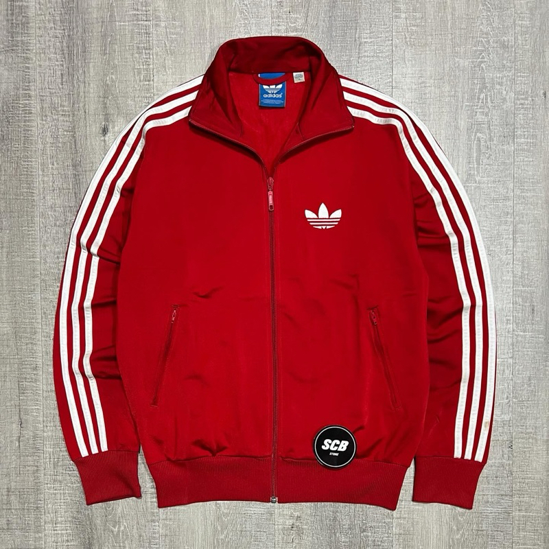 Adidas firebird red tracktop