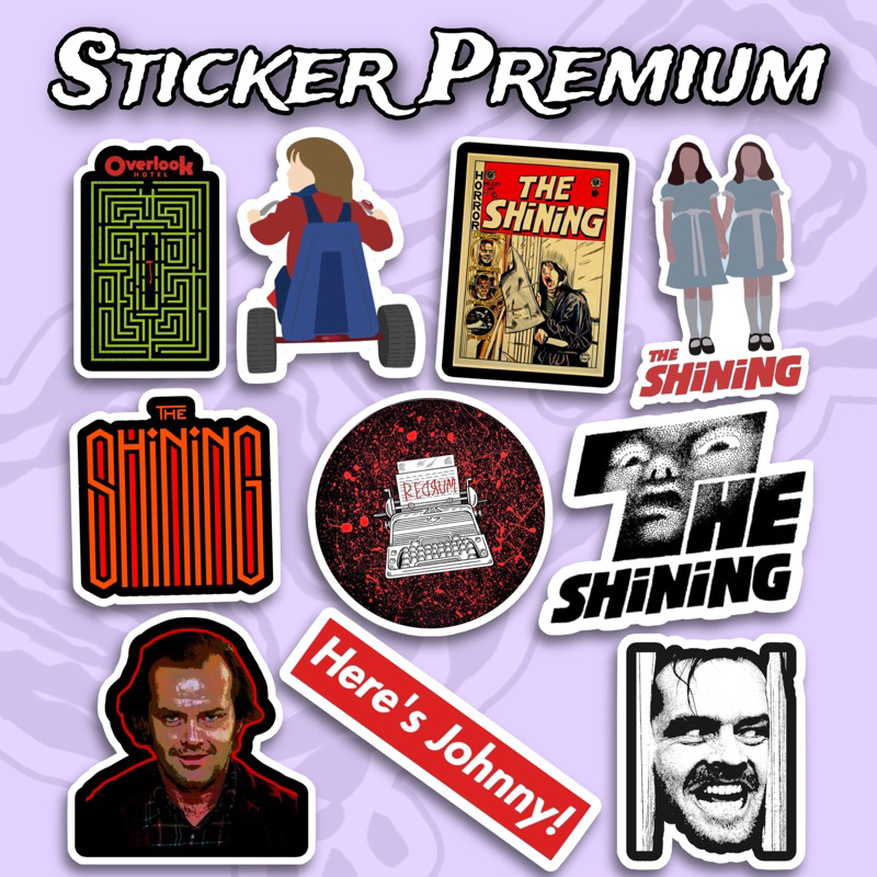 

Sticker The Shining Pack Isi 10 Pcs Waterproof