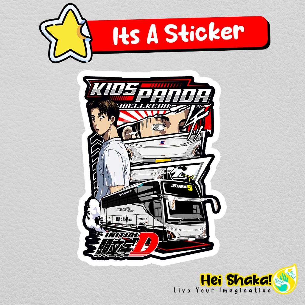 

Stiker KIds Panda Jetbus Wellkeun Sticker Bus Bis Mania Telolet Basuri Indonesia Bahan Vinyl Anti Air