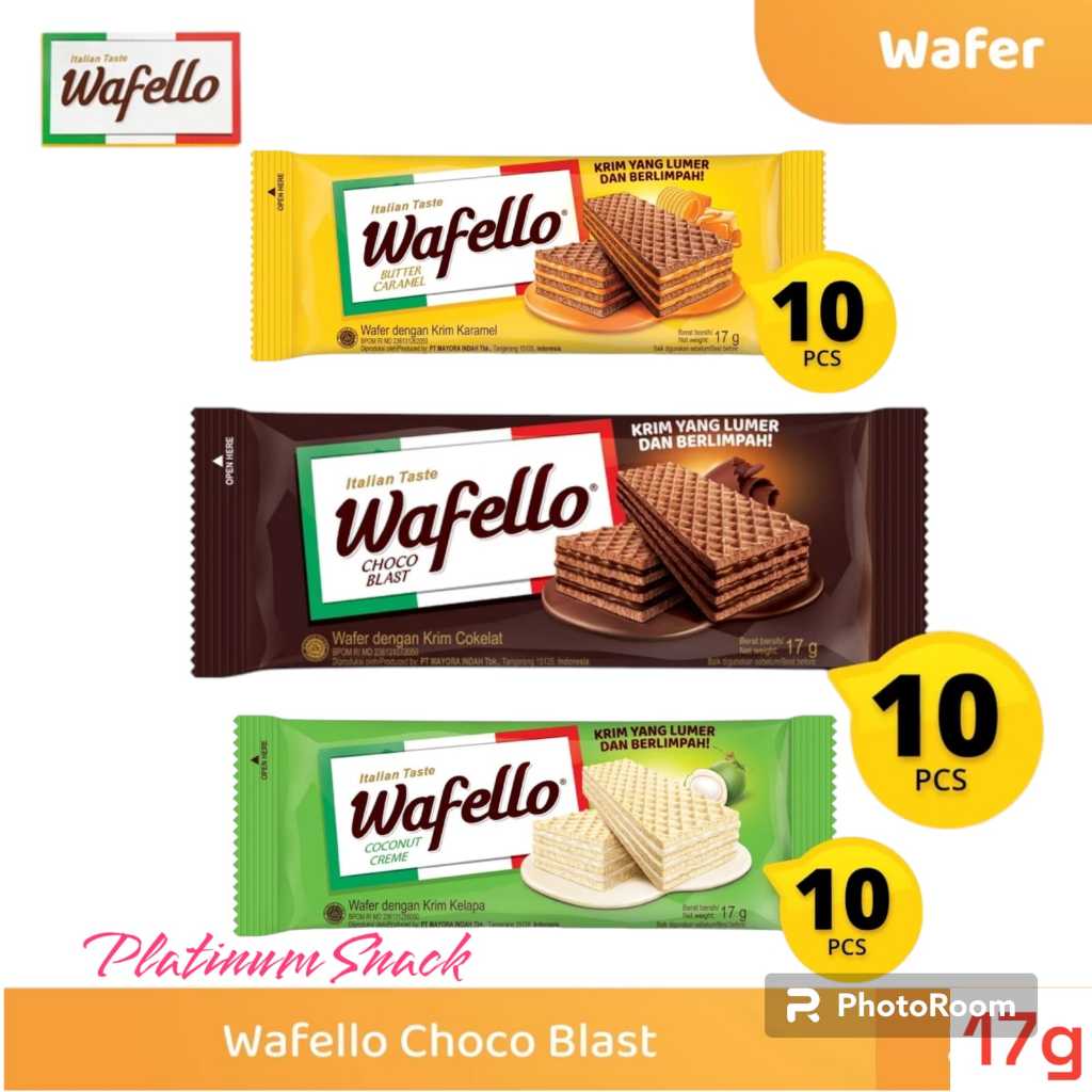 

Wafello Italian Taste | Isi 10 Bks @ 17 Gr