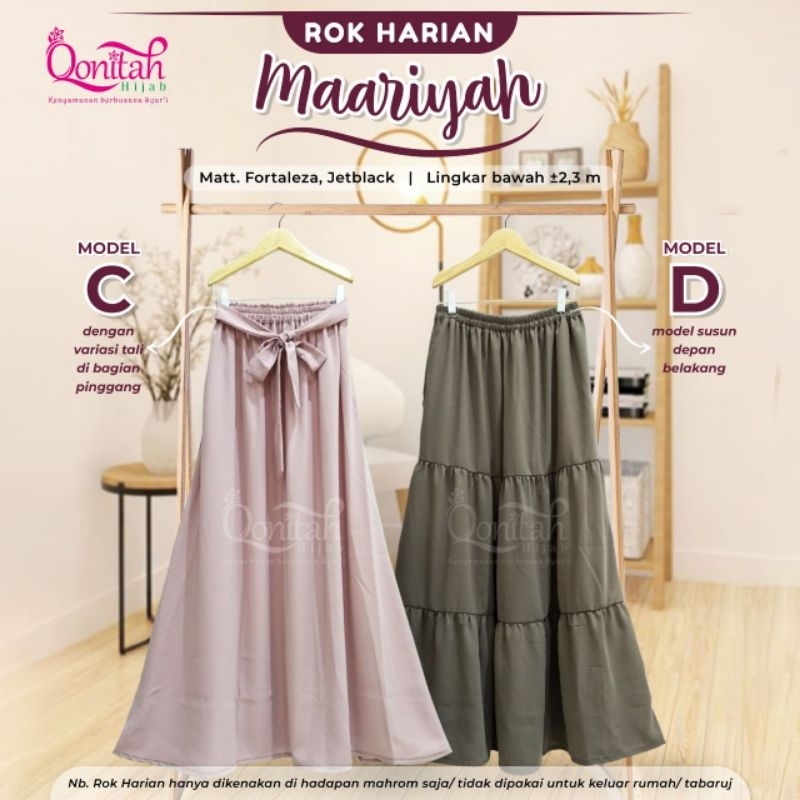 Rok Harian Maariyah by Qonitah Hijab