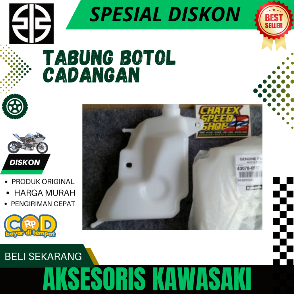 termurah tabung botol cadangan radiator ninja rr new