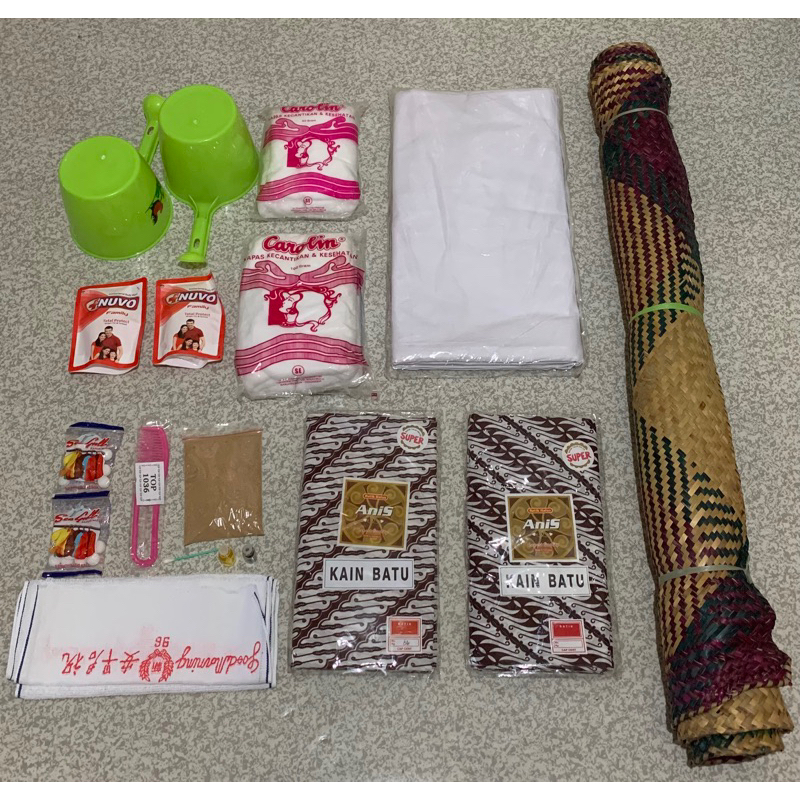 Paket Kain Kafan Lengkap Pria Wanita, Kain Kafan