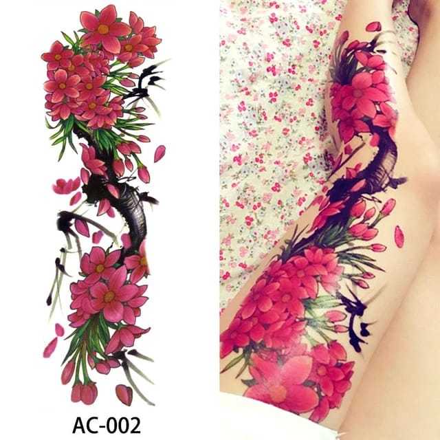 Tato Temporer Panjang Full Lengan Tangan Tattoo Tatto Temporary Tahan Lama 2-7 Harian Anti Air Seri 