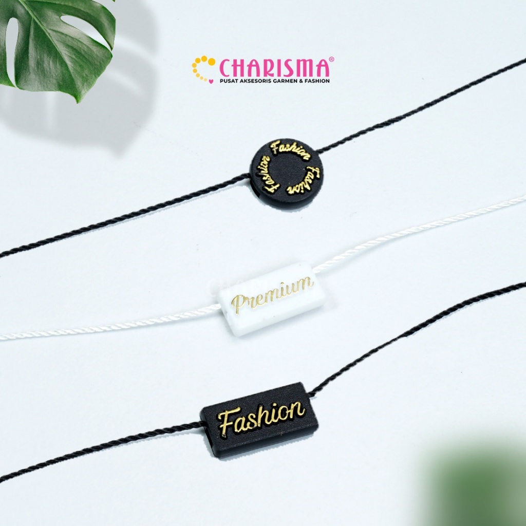 

Charisma Tali Hantag - Tali Hangtag Tali Hitam dan Putih Premium Hang Tag