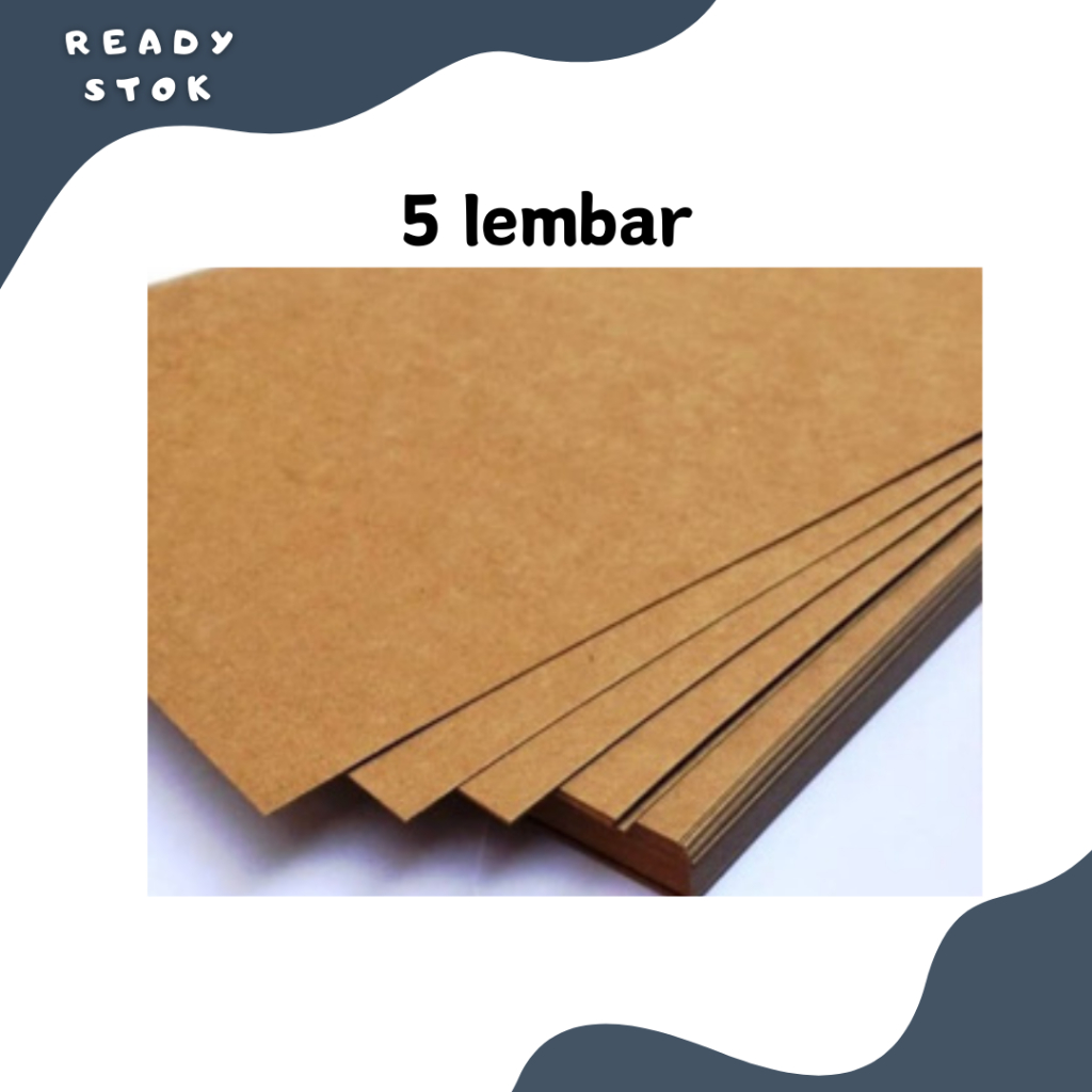 

KERTAS KARTON NO.60 5 LEMBAR / KARTON BOARD / YELLOW BOARD NO. 60 KETEBALAN -/+ 1MM UKURAN 64X75 (5 lembar)