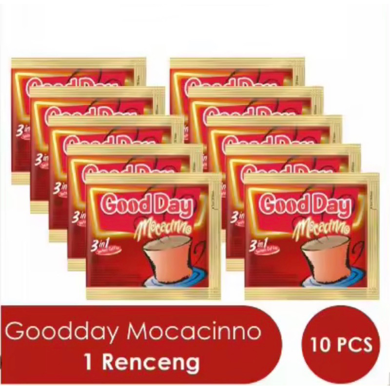 

GOOD DAY MOCACINO 3in1 1renceng 10x20g