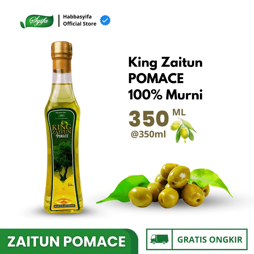 

Minyak Zaitun King Pomace - Minyak Zaitun 350 ML