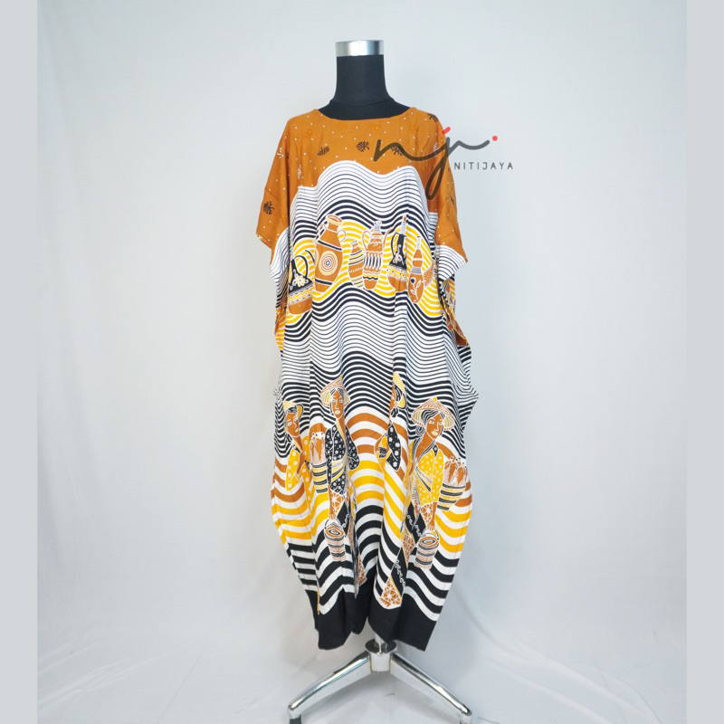 [Tejo Series] Homedress Daster Kaftan kelelawar Mbok Jamu