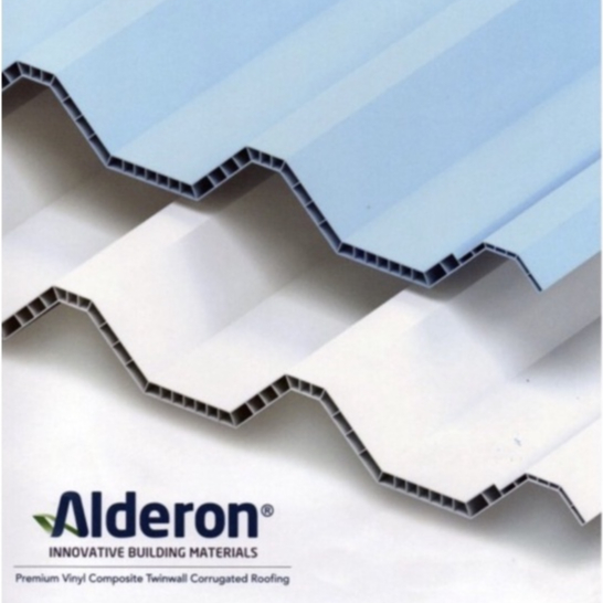 atap upvc ALDERON twinwall double layer 860 - 10mm project only / surabaya