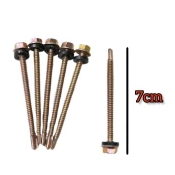 BAUT ROOFING 5cm dan 7cm LION ROPING BAUT GALVALUM