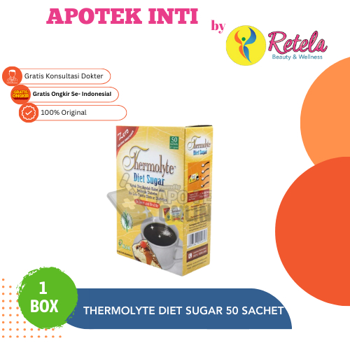 

THERMOLYTE DIET SUGAR 1 BOX ISI 50 SACHET