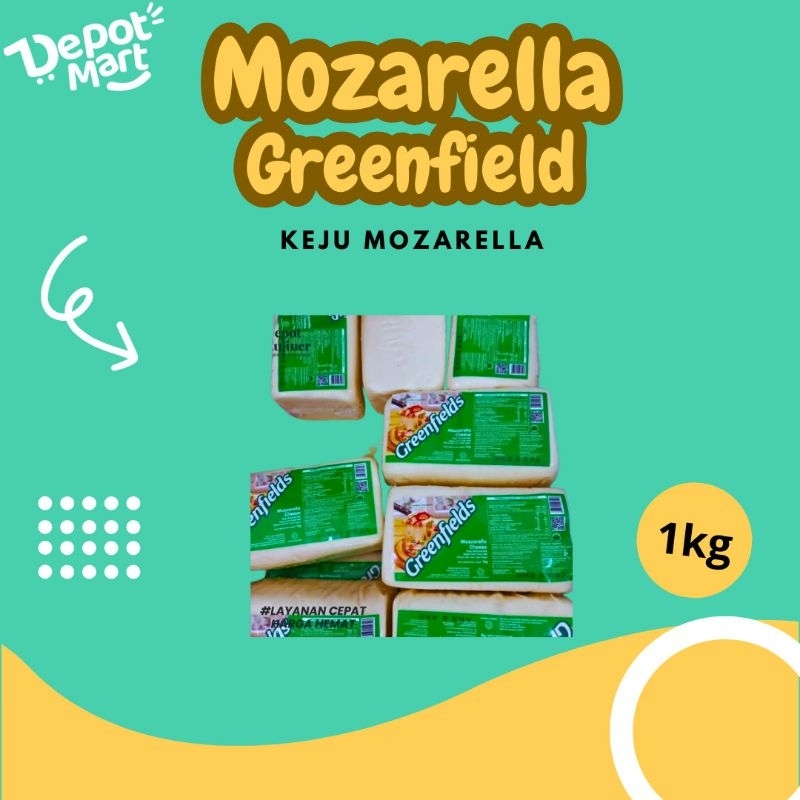 

GREENFIELDS KEJU MOZARELLA CHEESE 1KG DEPOT MART