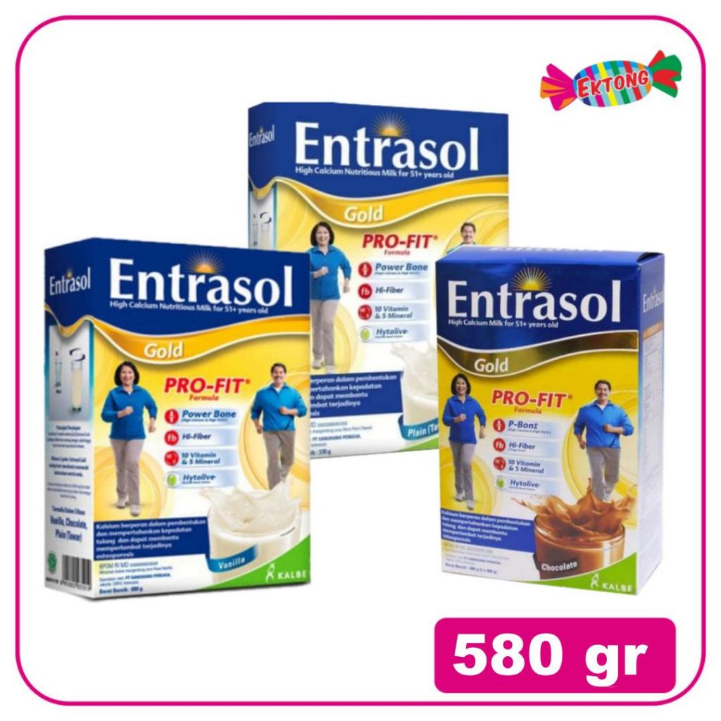 

ENTRASOL GOLD CHOCOLATE / VANILA 580gr