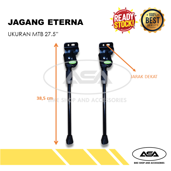 Jagang Standar Jongkrak Sepeda POLYGON MTB 27.5” ETERNA murah baru ori