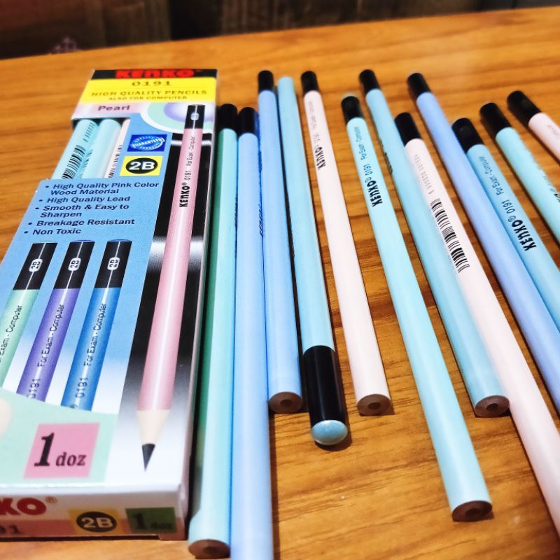 

Pensil 2B Kenko Pelangi 0191 also 12 pcs Cocok untuk ujian