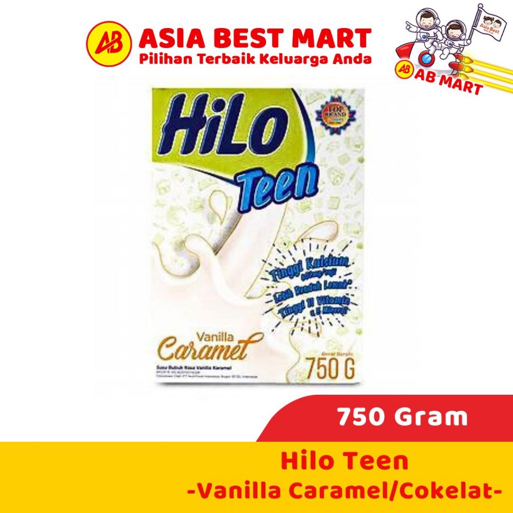 

Hilo Teen 750 Gr Coklat Vanilla Susu Tinggi Kalsium Rendah Lemak