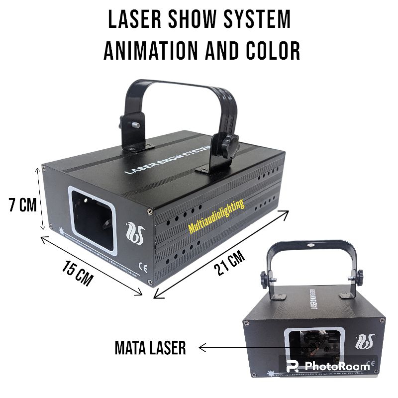 Laser Show Animasi Untuk Lampu Panggung
