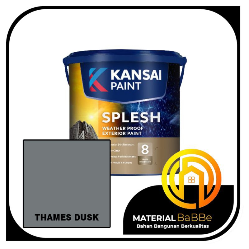 Kansai Paint Splesh Thames Dusk 2,5 Liter | Cat Dinding Luar
