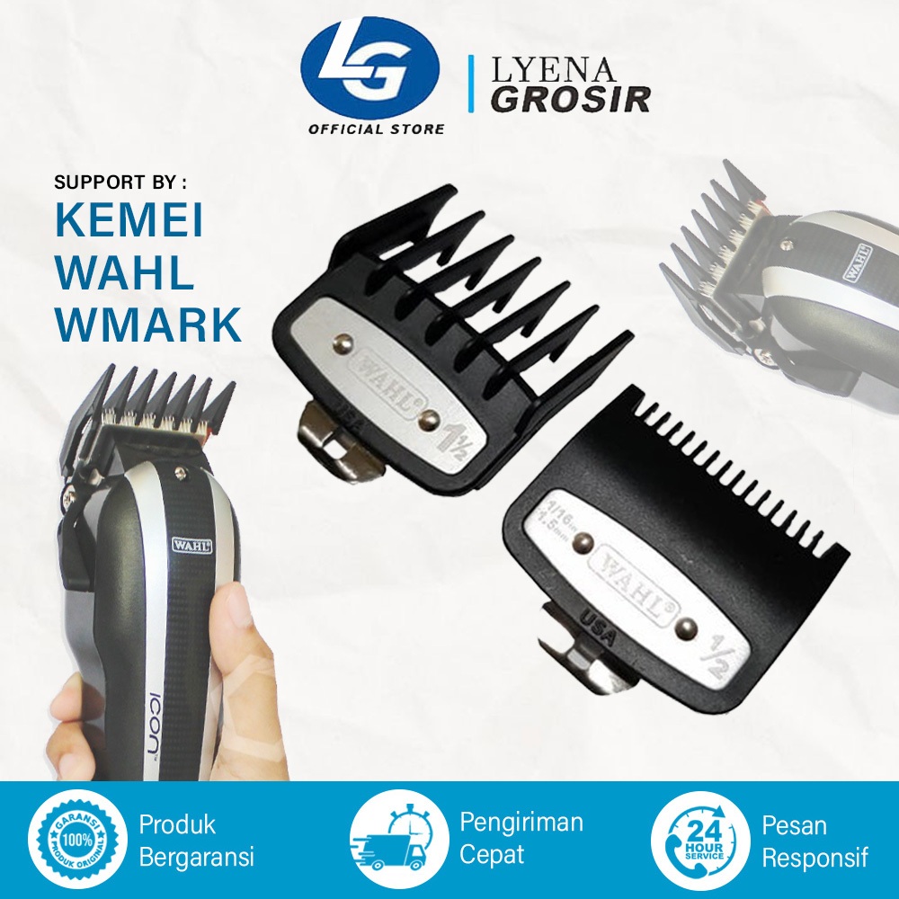 Sepatu Clipper 0.5mm / 1.5mm Guard Comb Clipper Rambut