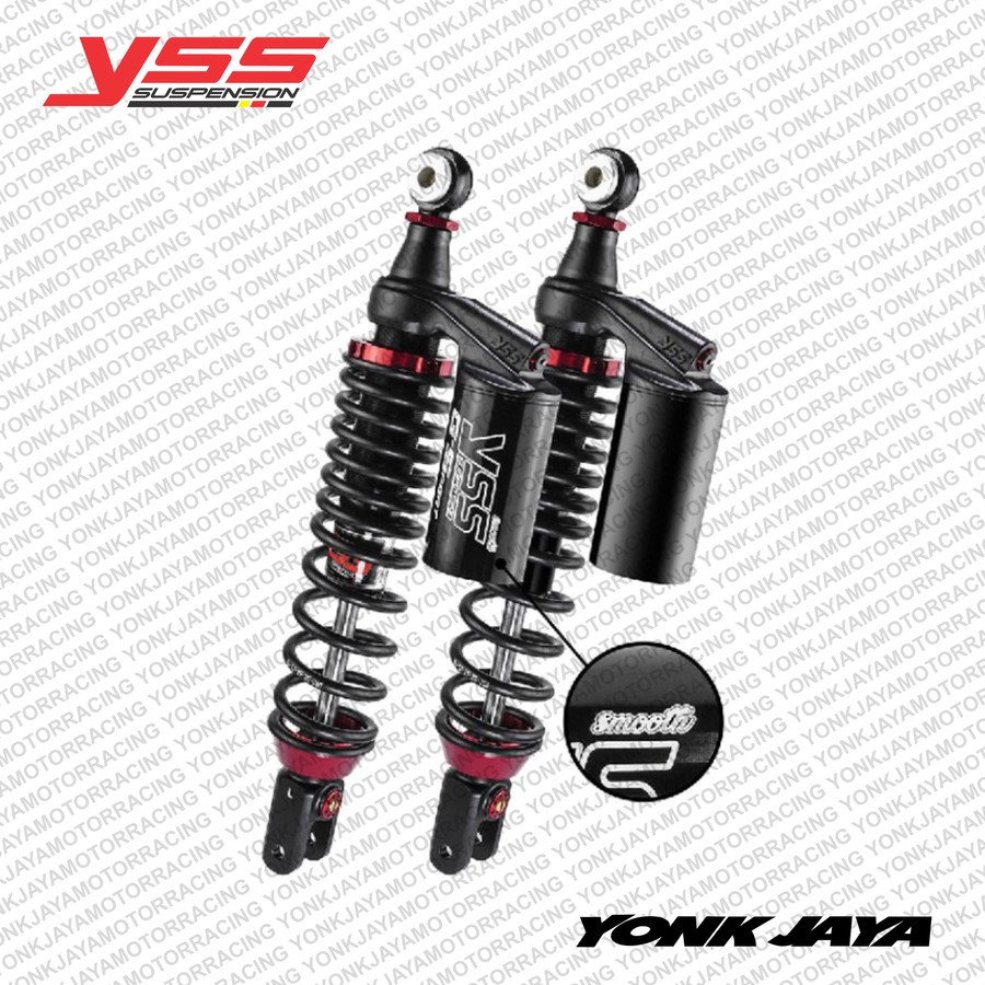 SHOCK YSS G-SPORT BLACK SERIES PCX 160 SMOOTH BLACK/BLACK