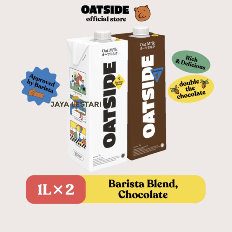 

Oatside Oatmilk (1L) (3 Varian Rasa)