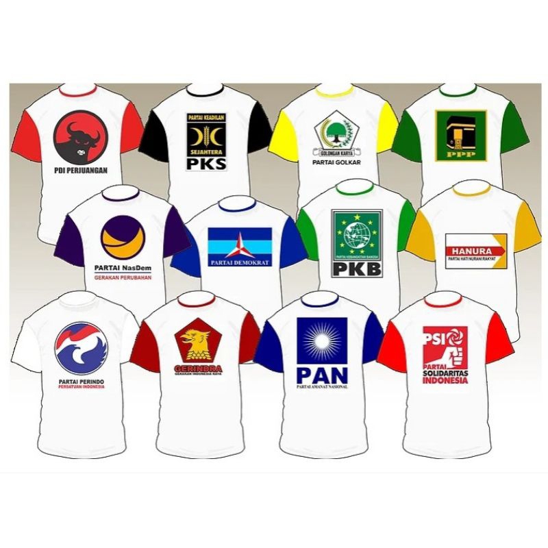 BAJU PARTAI 2024 BAHAN PARTAI