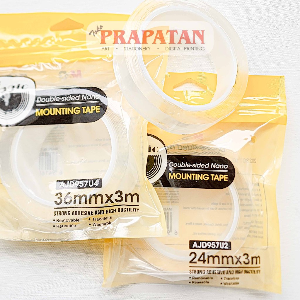 

M&G Magic Transparent Double Tape Nano Mounting Tape | Perekat Dua Sisi | Selotip