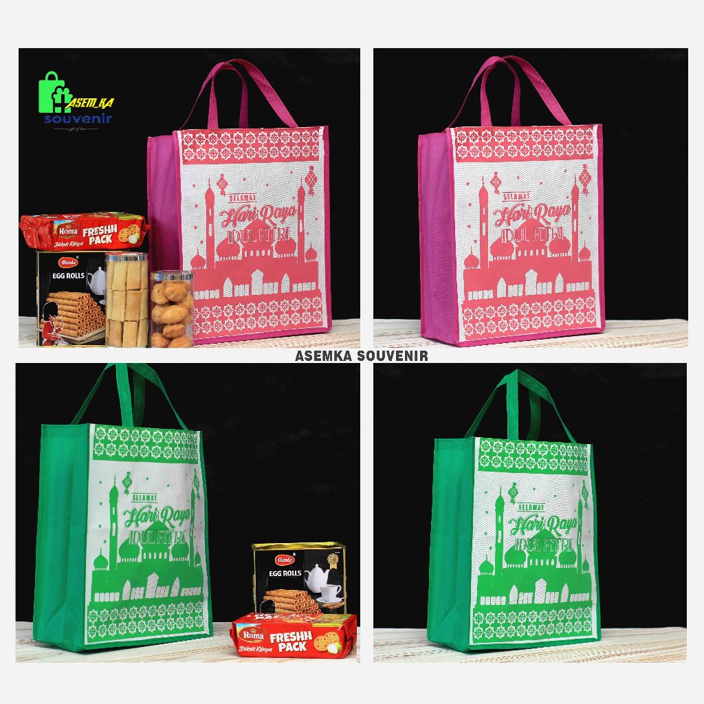 

GOODIE BAG TAS HAMPERS PARCEL LEBARAN IDUL FITRI SABLON TEBAL