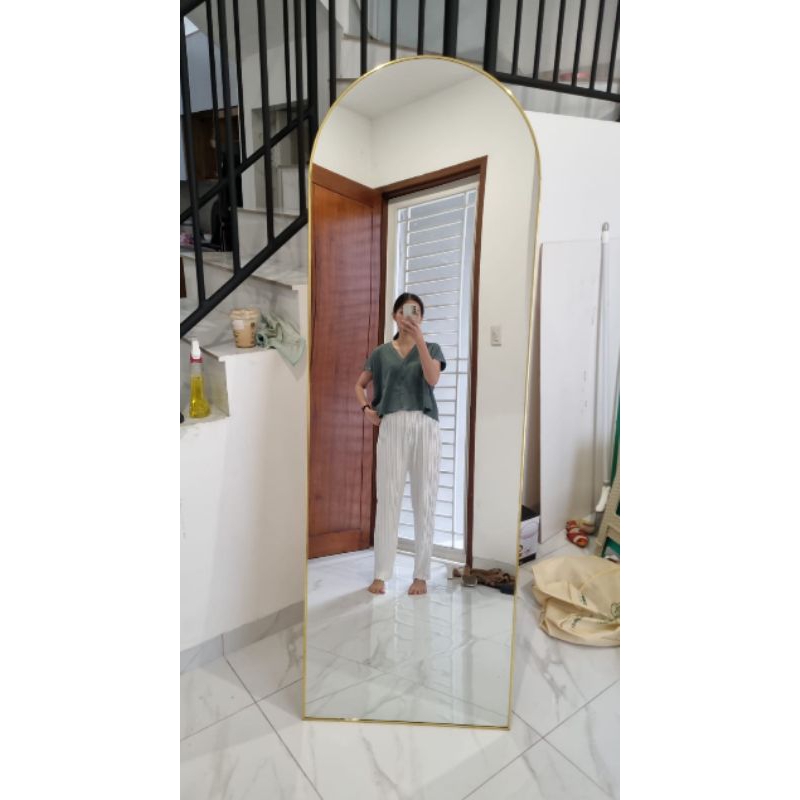 standing mirror oval jumbo fullbody 60x180cm