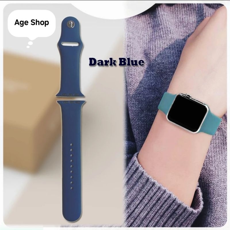 Tali jam tangan smartwatch biru untuk t500 t55 t 500 t55 t55 biru muda dan tua